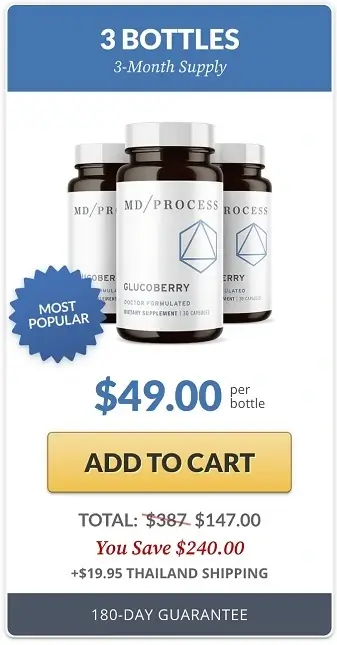 Buy GlucoBerry 3 Bottles
